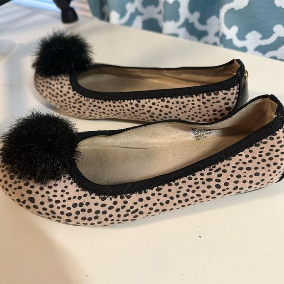 Stuart Weitzman Fannie Cheetah Slip On Ballet Flats Shoes - Picture 2 of 5